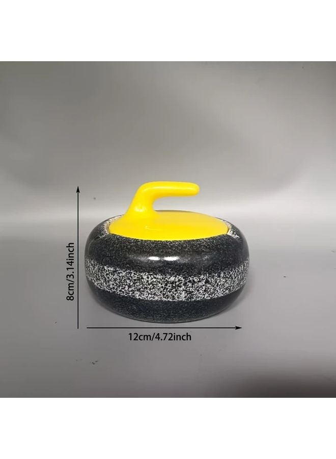 منفضة سجائر خزفية فاخرة بتجعيدات وغطاء أصفر للاستخدام الداخلي والخارجي بتصميم فريد - Image 3